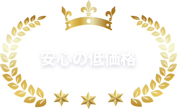 安心の低価格